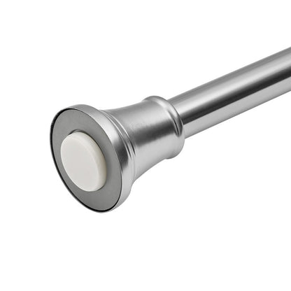 Utopia Alley Adjustable 72-Inch Shower Curtain Tension Rod - Rust-Proof Aluminum with Rubber End Cap, No Drill Installation