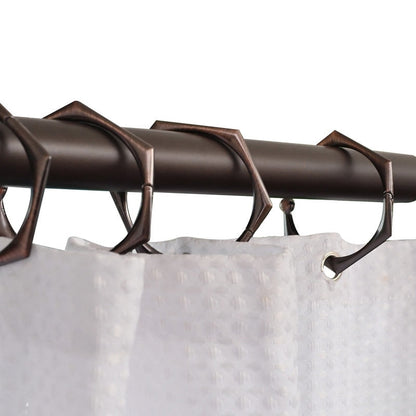 Utopia Alley Adjustable 72-Inch Shower Curtain Tension Rod - Rust-Proof Aluminum with Rubber End Cap, No Drill Installation