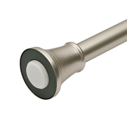 Utopia Alley Adjustable 72-Inch Shower Curtain Tension Rod - Rust-Proof Aluminum with Rubber End Cap, No Drill Installation