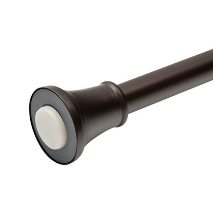 Utopia Alley Adjustable 72-Inch Shower Curtain Tension Rod - Rust-Proof Aluminum with Rubber End Cap, No Drill Installation