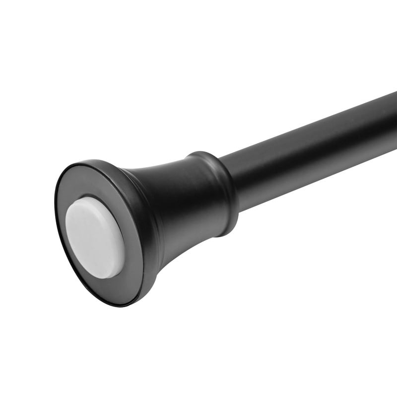 Utopia Alley Adjustable 72-Inch Shower Curtain Tension Rod - Rust-Proof Aluminum with Rubber End Cap, No Drill Installation