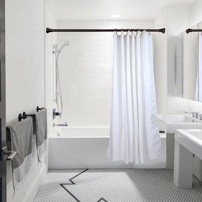 Utopia Alley Double Roller Ball Stainless Steel Shower Curtain Hooks Rings, Set of 12