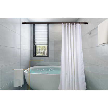 Utopia Alley Double Roller Ball Stainless Steel Shower Curtain Hooks Rings, Set of 12