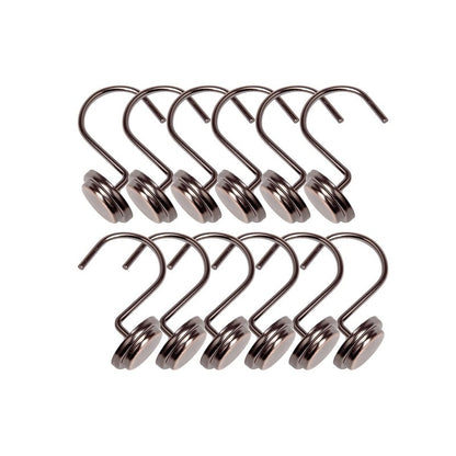 Utopia Alley Rust Resistant Metal Shower Curtain Rings for Bathroom, Set of 12