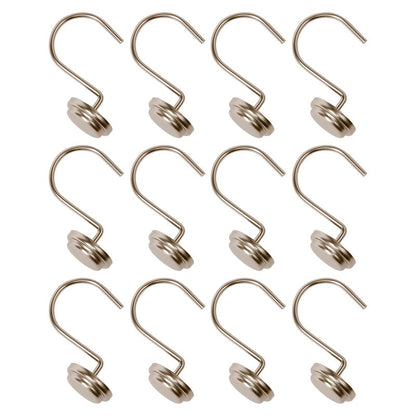 Utopia Alley Rust Resistant Metal Shower Curtain Rings for Bathroom, Set of 12