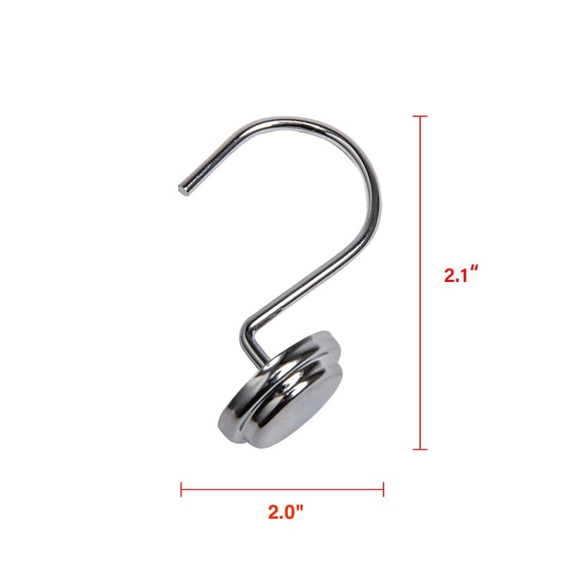 Utopia Alley Rust Resistant Metal Shower Curtain Rings for Bathroom, Set of 12