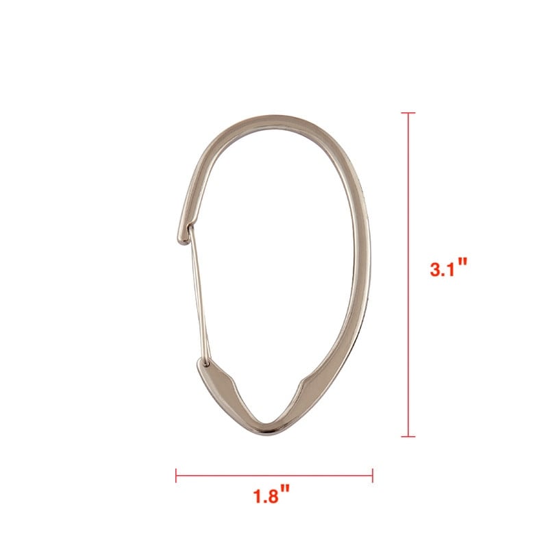 Utopia Alley Rustproof Zinc Shower Curtain Rings for Bathroom, Set of 12