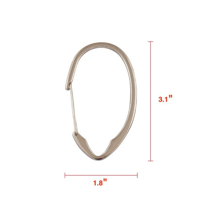 Utopia Alley Rustproof Zinc Shower Curtain Rings for Bathroom, Set of 12