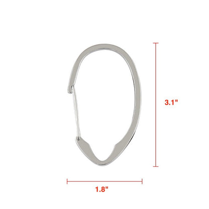 Utopia Alley Rustproof Zinc Shower Curtain Rings for Bathroom, Set of 12