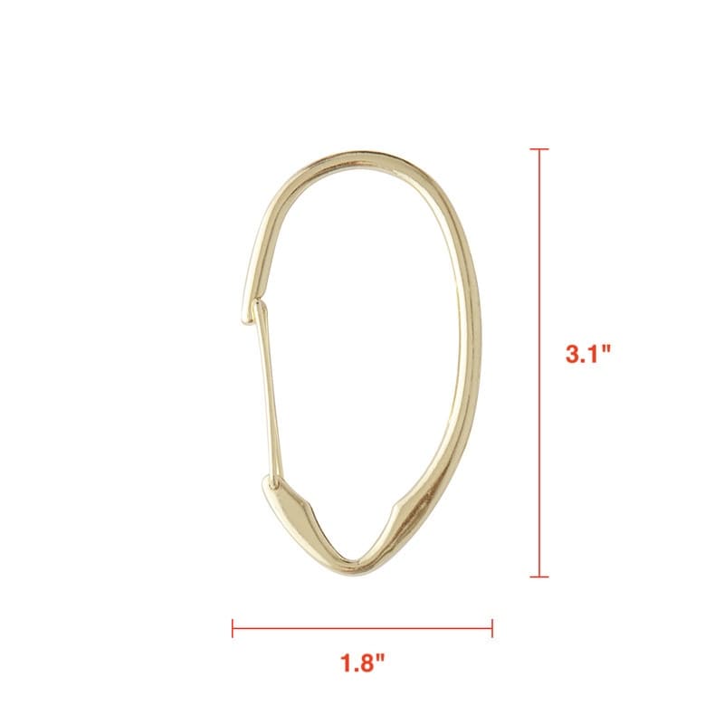 Utopia Alley Rustproof Zinc Shower Curtain Rings for Bathroom, Set of 12