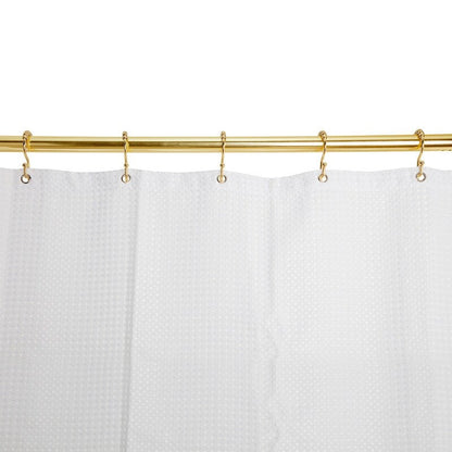 Utopia Alley Shower Hooks - Double Shower Curtain Rings for Bathroom - Rust Resistant Shower Curtain Hooks - Set of 12, Gold