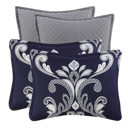 Style 212 Dolce Navy 10-Piece Comforter Set