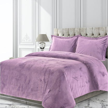 Venice Velvet Oversized Solid Duvet Cover Set
