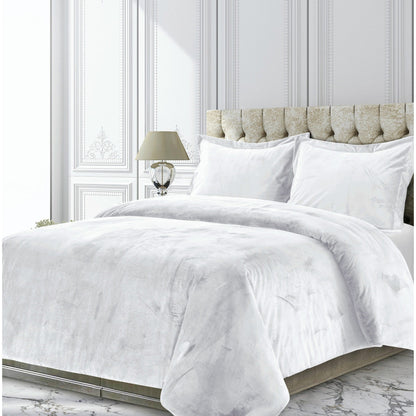 Venice Velvet Oversized Solid Duvet Cover Set