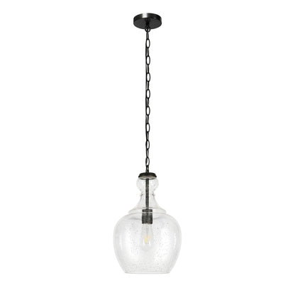 Verona 11 Wide Pendant with Glass Shade - 11 Wide