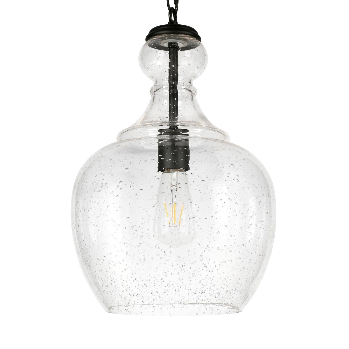 Verona 11 Wide Pendant with Glass Shade - 11 Wide