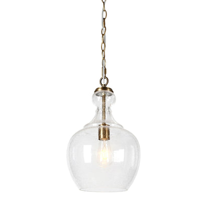 Verona 11 Wide Pendant with Glass Shade - 11 Wide