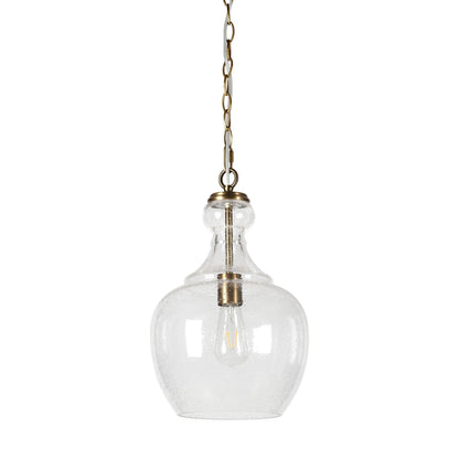 Verona 11 Wide Pendant with Glass Shade - 11 Wide