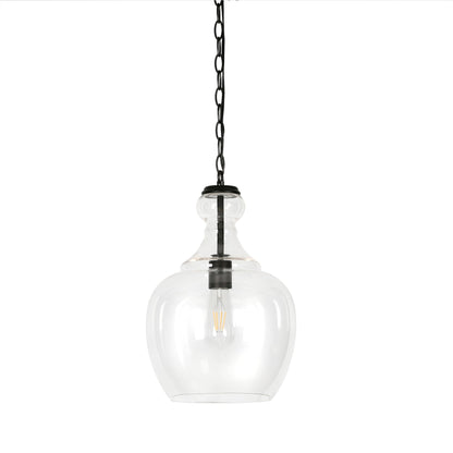 Verona 11 Wide Pendant with Glass Shade - 11 Wide