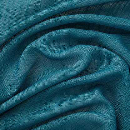 HLC.me Abbey Faux Linen Textured Semi Sheer Privacy Light Filtering Transparent Window Grommet Curtain Panels, Pair