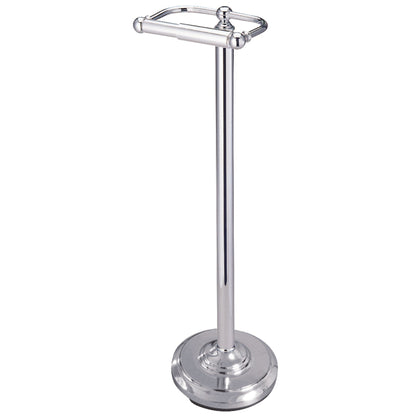 Vintage Freestanding Toilet Paper Holder - Polished Chrome