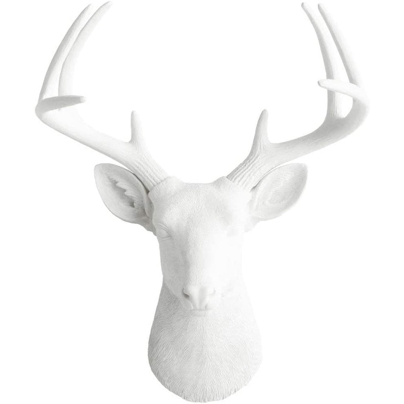 Wall Charmers White Deer Head
