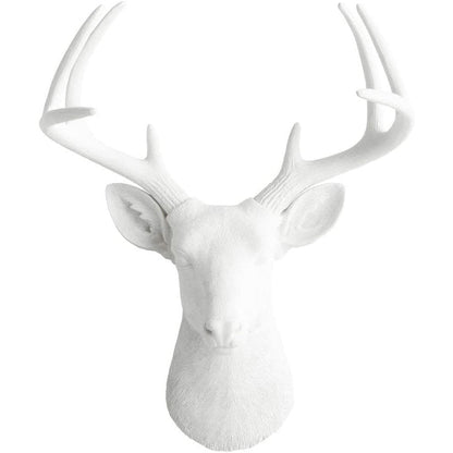 Wall Charmers White Deer Head
