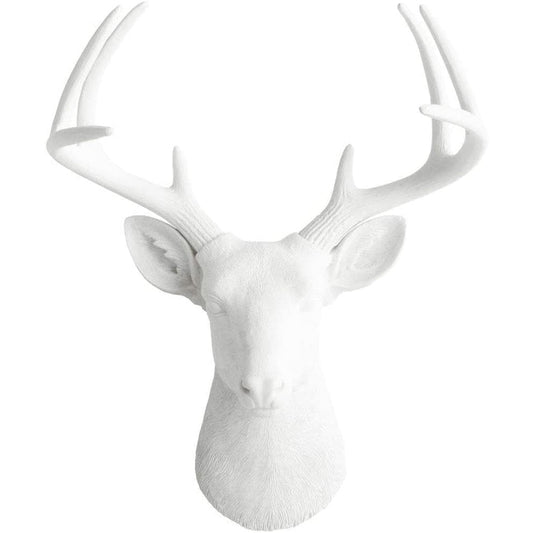 Wall Charmers White Deer Head