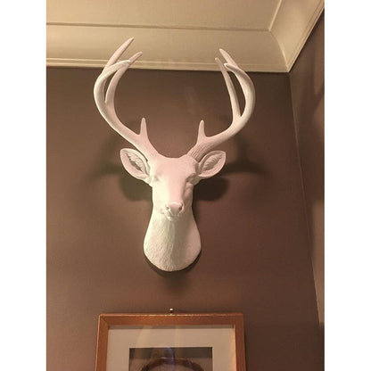 Wall Charmers White Deer Head