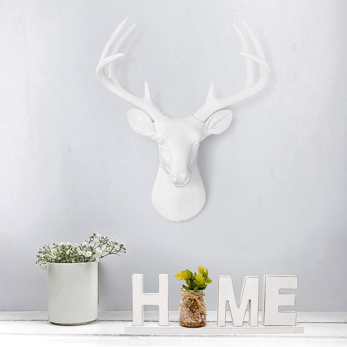 Wall Charmers White Deer Head