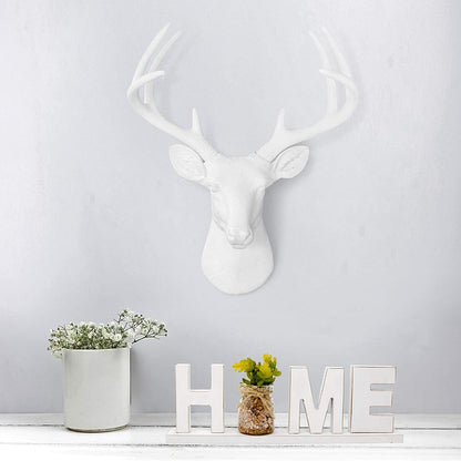 Wall Charmers White Deer Head