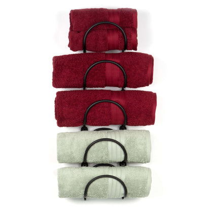 Wallniture Boto Towel Rack, Rustic Wall Decor Bathroom Organizer