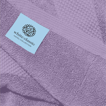 White Classic Luxury Cotton Hand Towel 16x30 - Set of 6