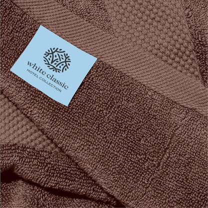 White Classic Luxury Cotton Hand Towel 16x30 - Set of 6