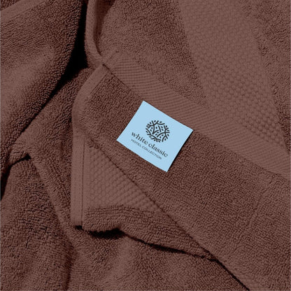 White Classic Luxury Cotton Oversized Bath Sheet 35x70 - Set of 2