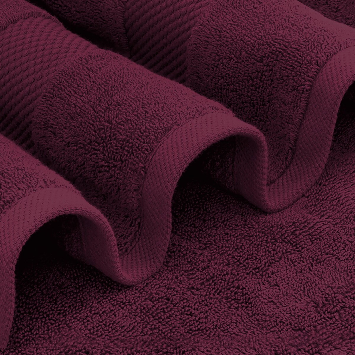 White Classic Luxury Cotton Oversized Bath Sheet 35x70 - Set of 2