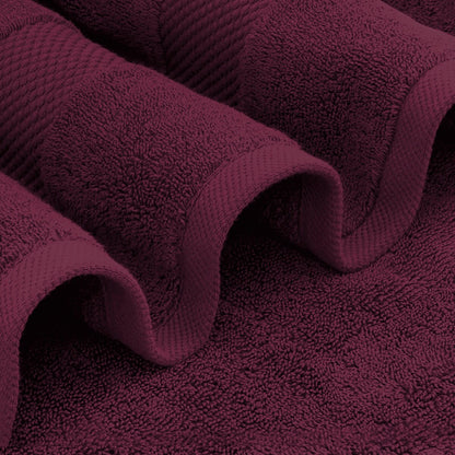 White Classic Luxury Cotton Oversized Bath Sheet 35x70 - Set of 2