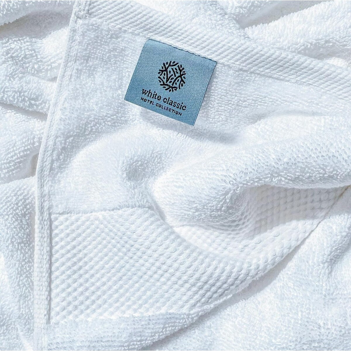 White Classic Luxury Cotton Oversized Bath Sheet 35x70 - Set of 2