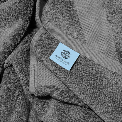 White Classic Luxury Cotton Oversized Bath Sheet 35x70 - Set of 2