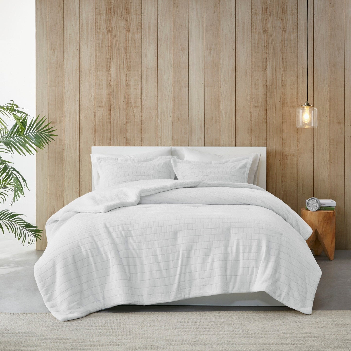 Whitney Plush to Sherpa Comforter Set by Madison Park