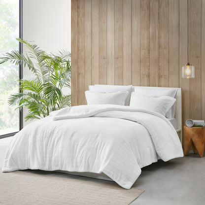 Whitney Plush to Sherpa Comforter Set by Madison Park