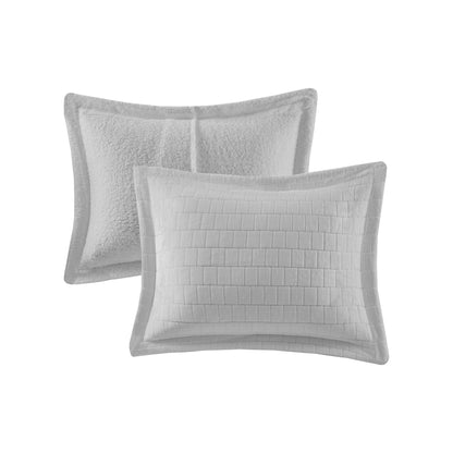 Whitney Plush to Sherpa Comforter Set by Madison Park