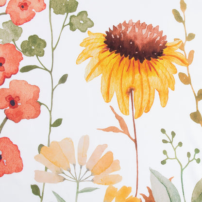 Wild Garden Polyester Fabric Printed Shower Curtain 70x72