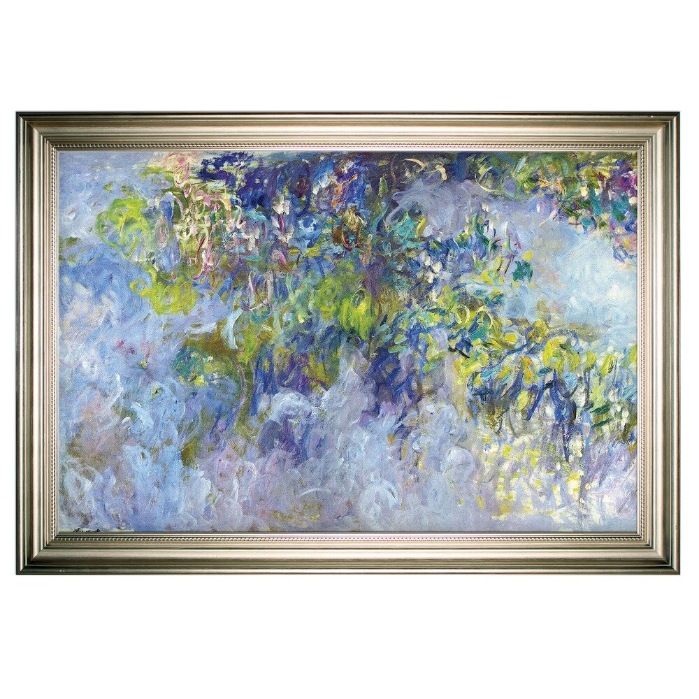 Wisteria -Claude Monet -Silver Frame