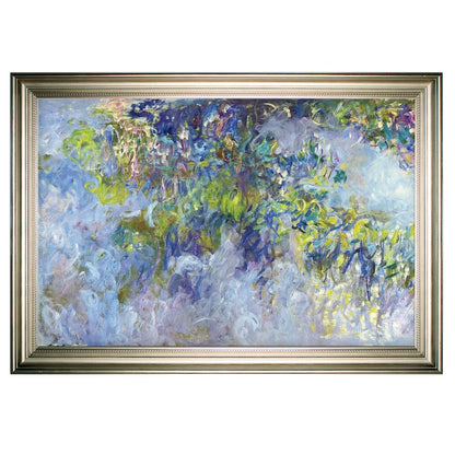 Wisteria -Claude Monet -Silver Frame