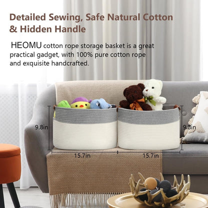 Woven Baskets for Storage Set of 3