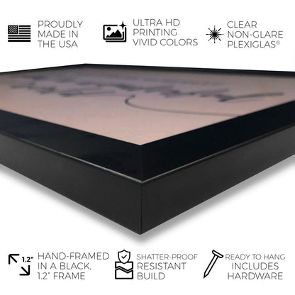 Wynwood Studio Tropical Collage Blue Framed Tropical Chinoiserie Art Prints