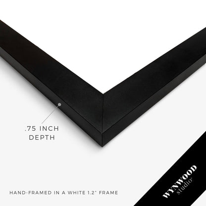 Wynwood Studio Tropical Collage Blue Framed Tropical Chinoiserie Art Prints