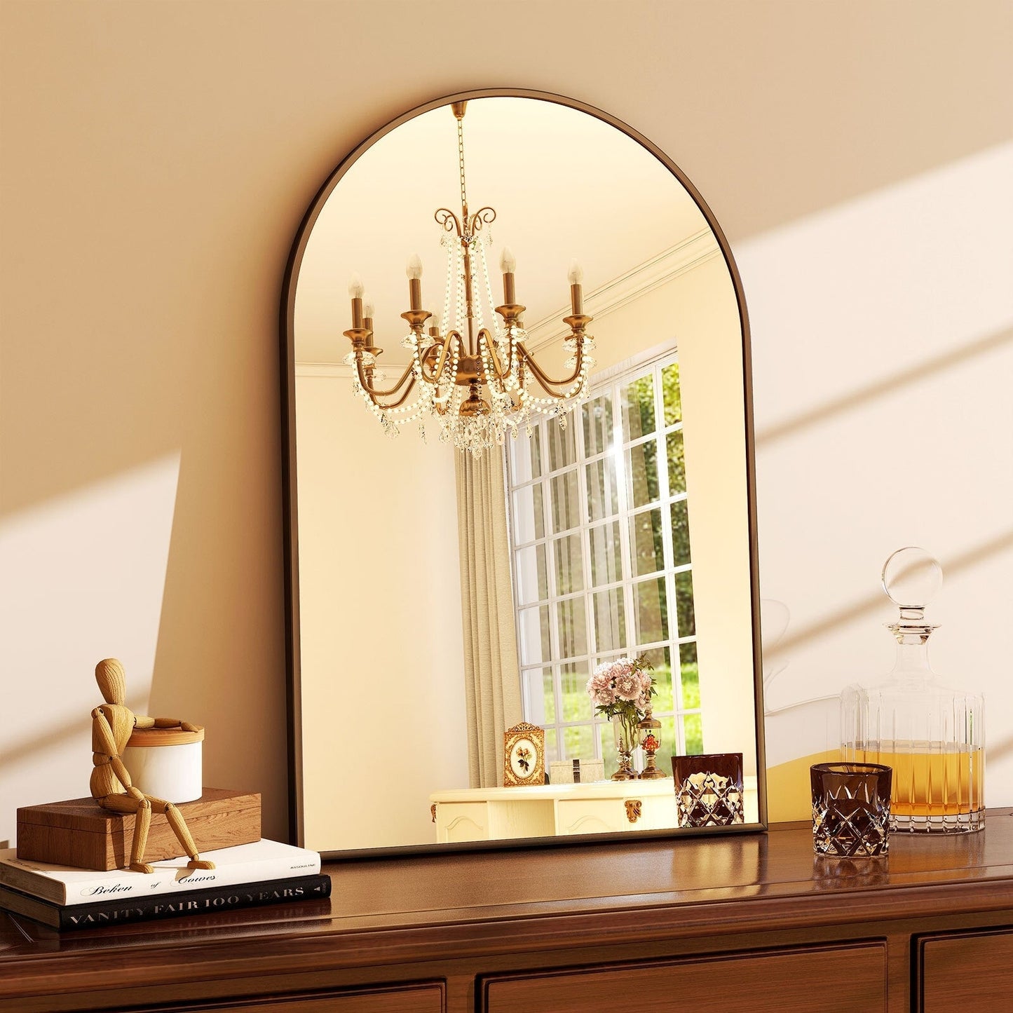 YVANLA Arch Bathroom Wall Mounted Vanity Mirror