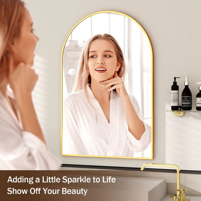 YVANLA Arch Bathroom Wall Mounted Vanity Mirror